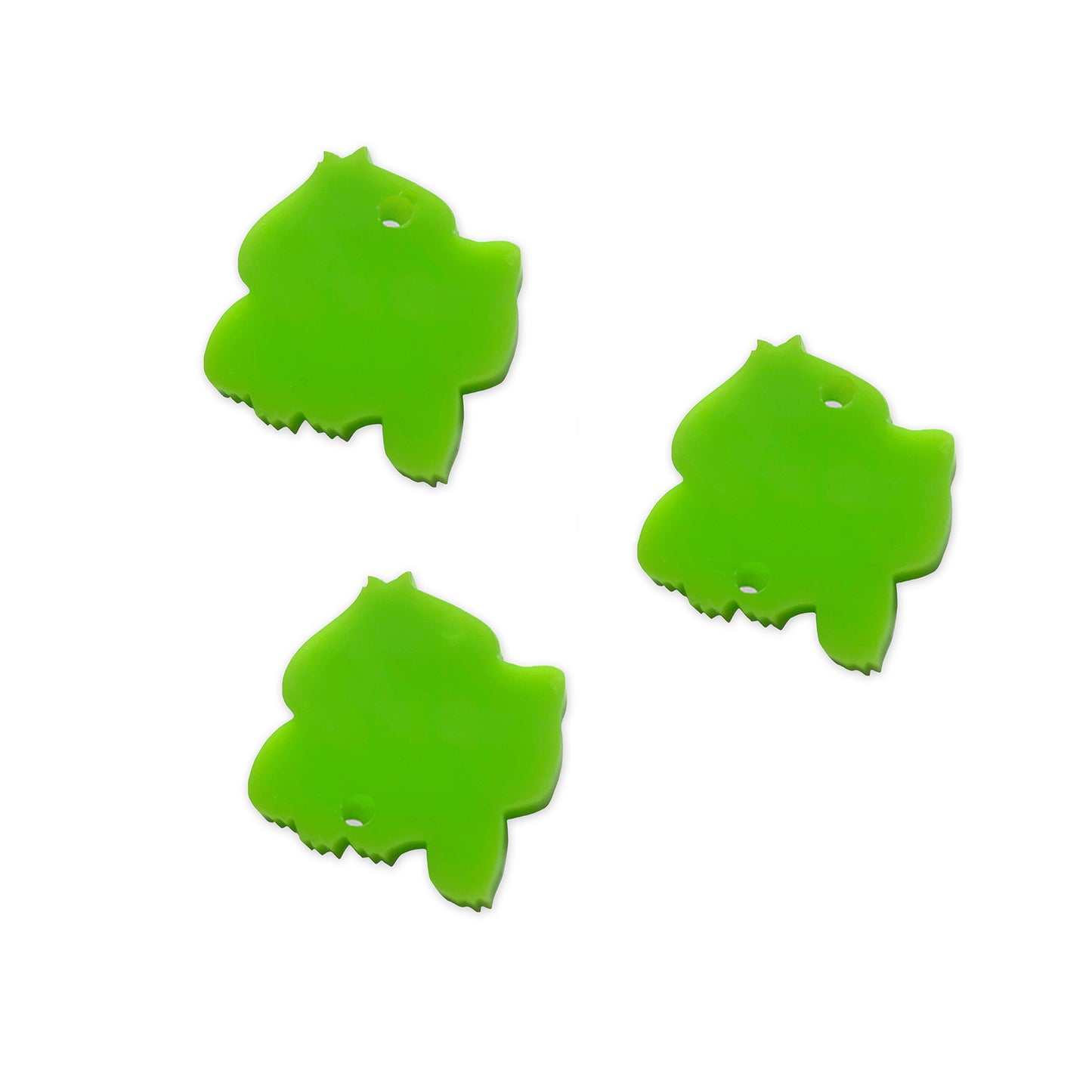 8 Bulbasaur Pokemon link shapes, 2cm