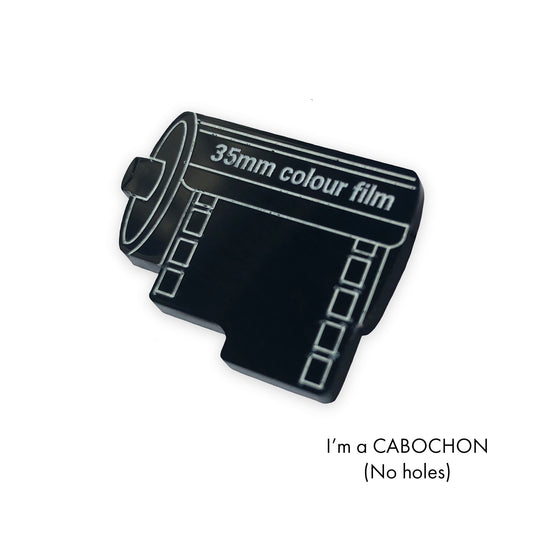 Cabochon 35mm film laser cut