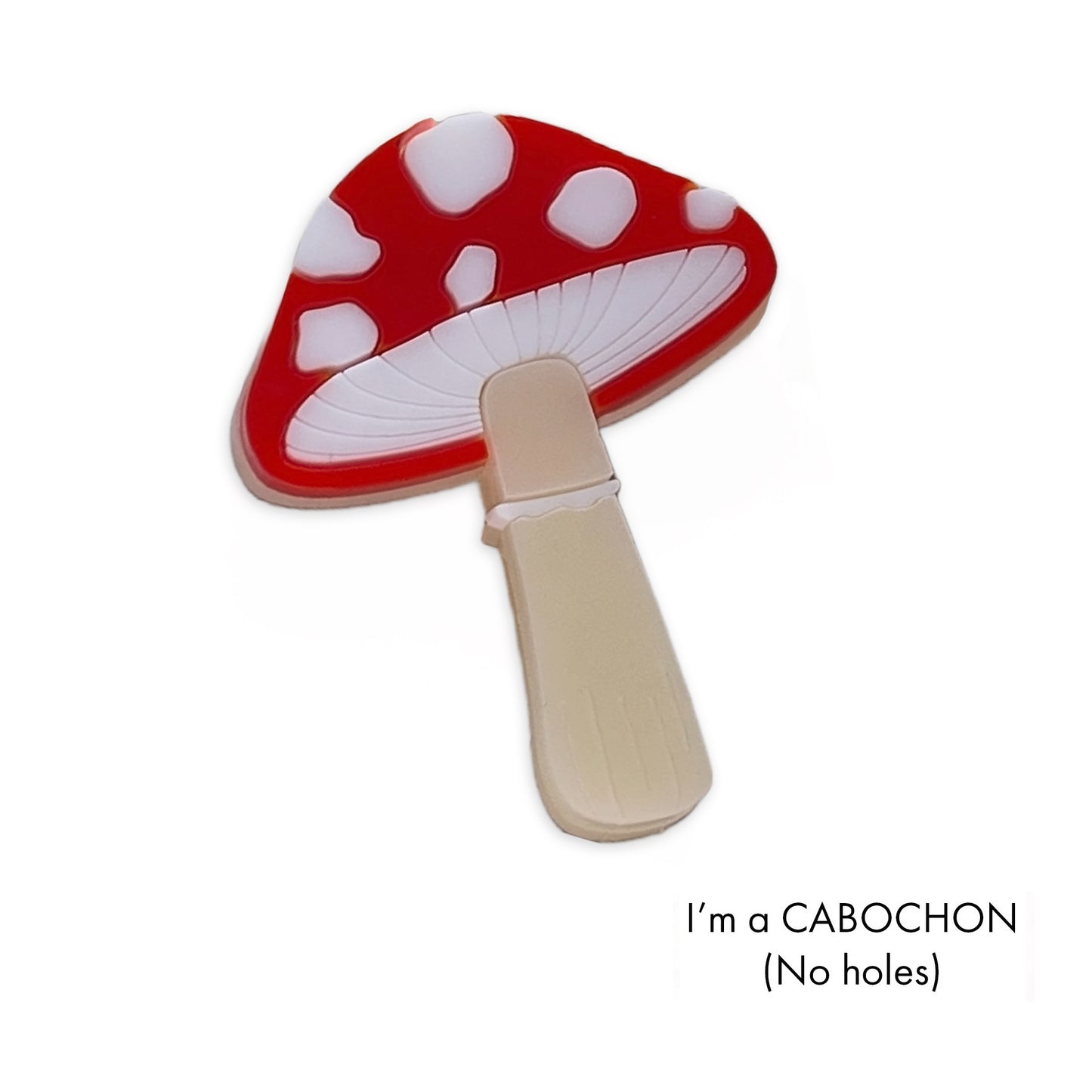 Cabochon Amanita Mushroom deluxe