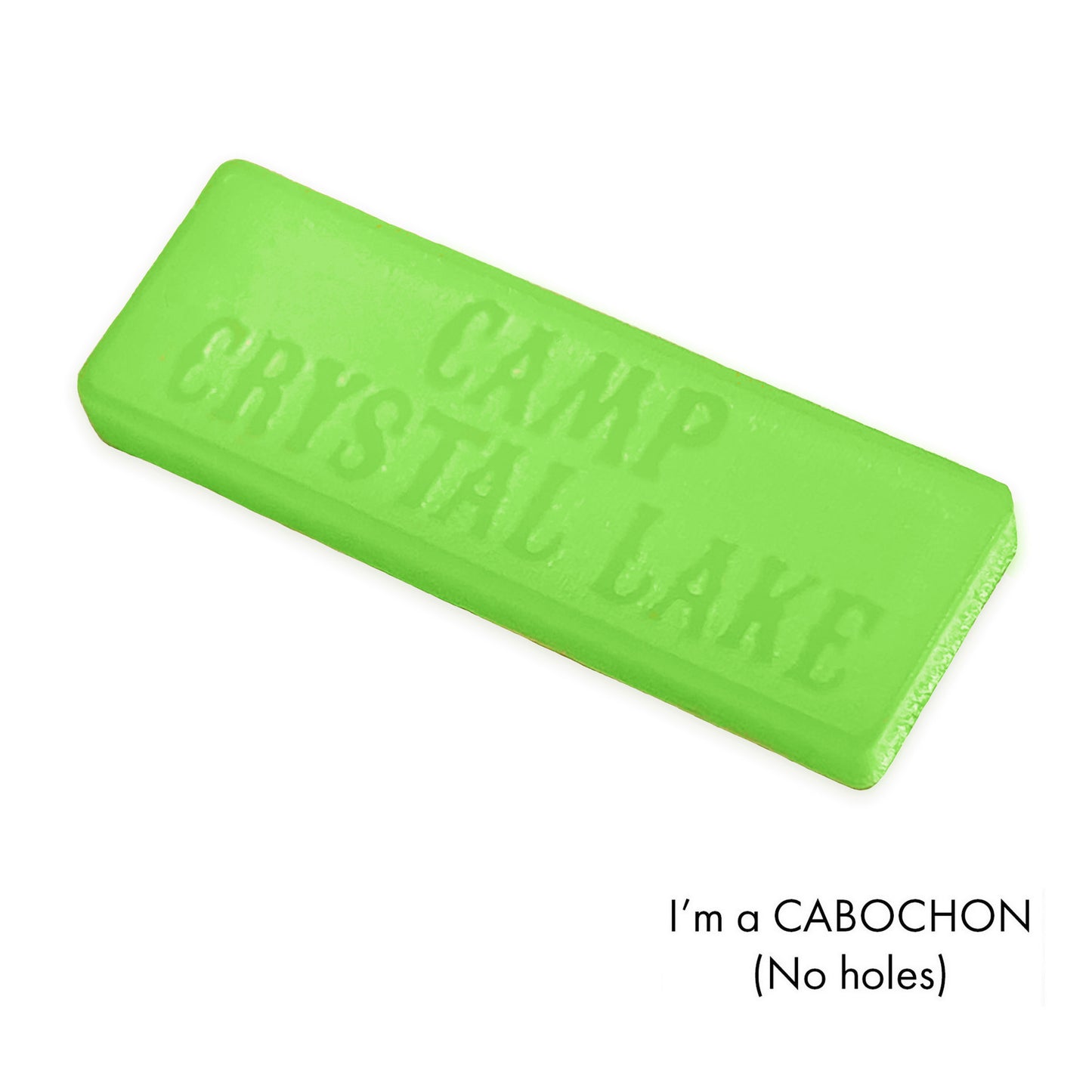 Cabochon Camp Crystal lake sign Friday 13th laser cut