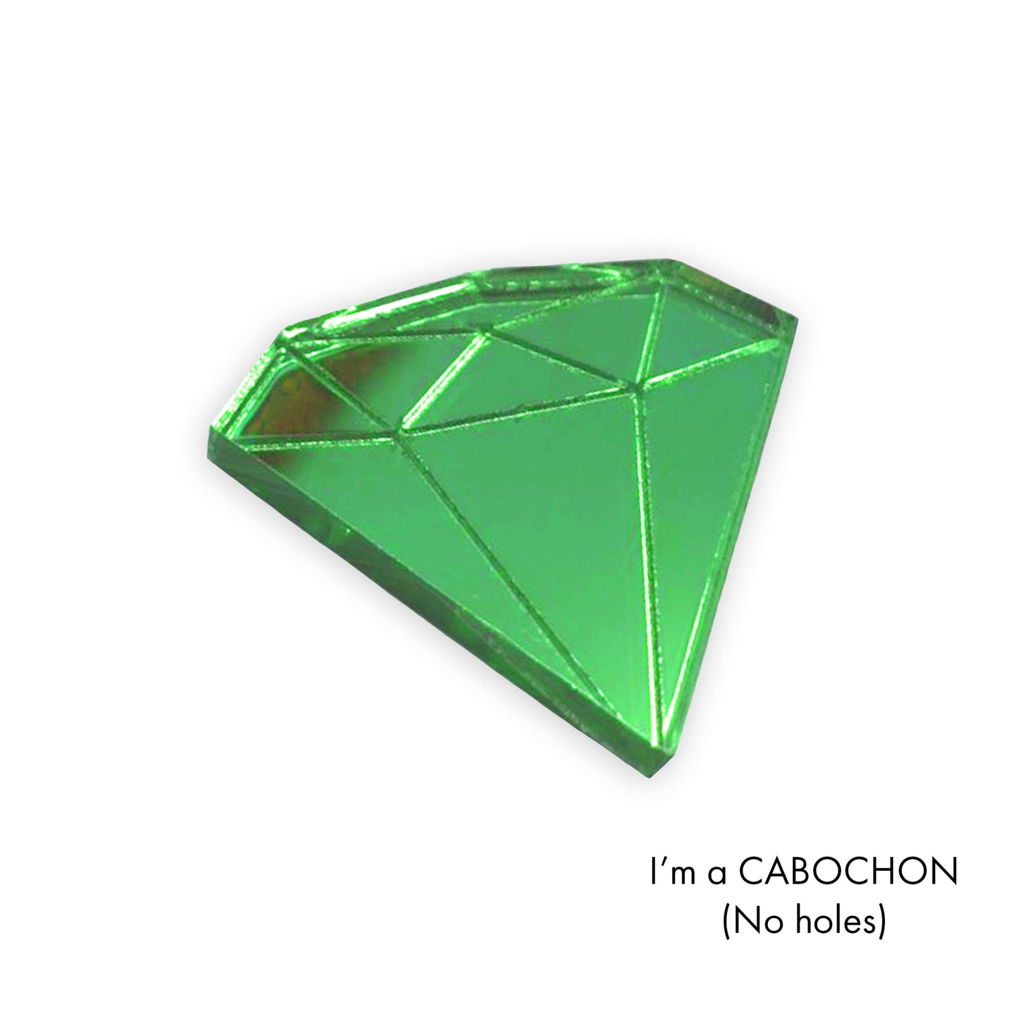 Cabochon Classic diamond laser cut