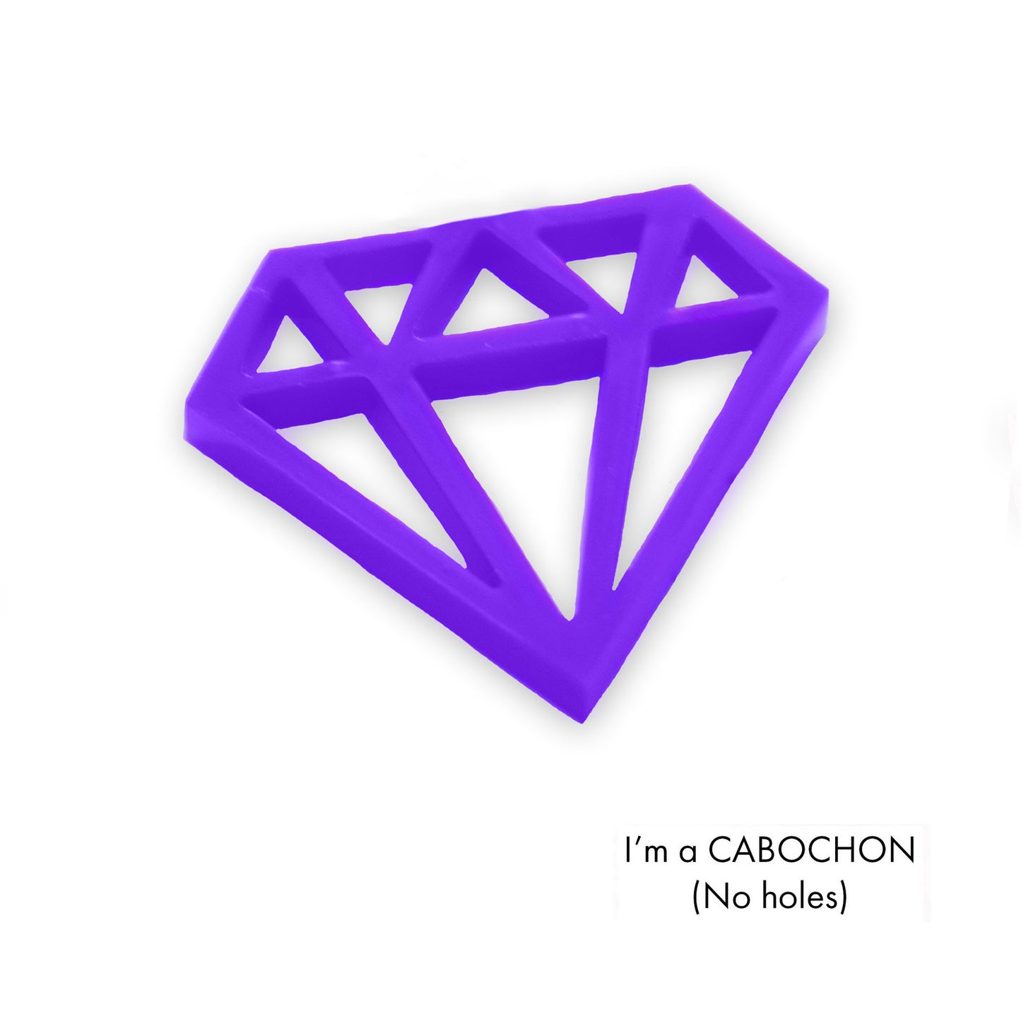 Cabochon Diamond laser cut