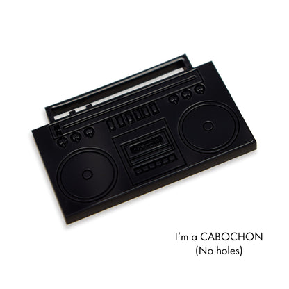 Cabochon Ghetto blaster laser cut