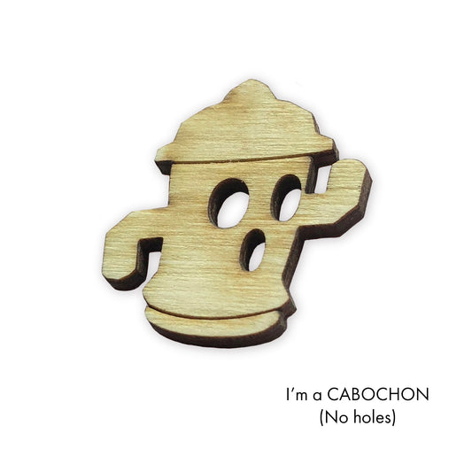 Cabochon Animal crossing Gyroid laser cut