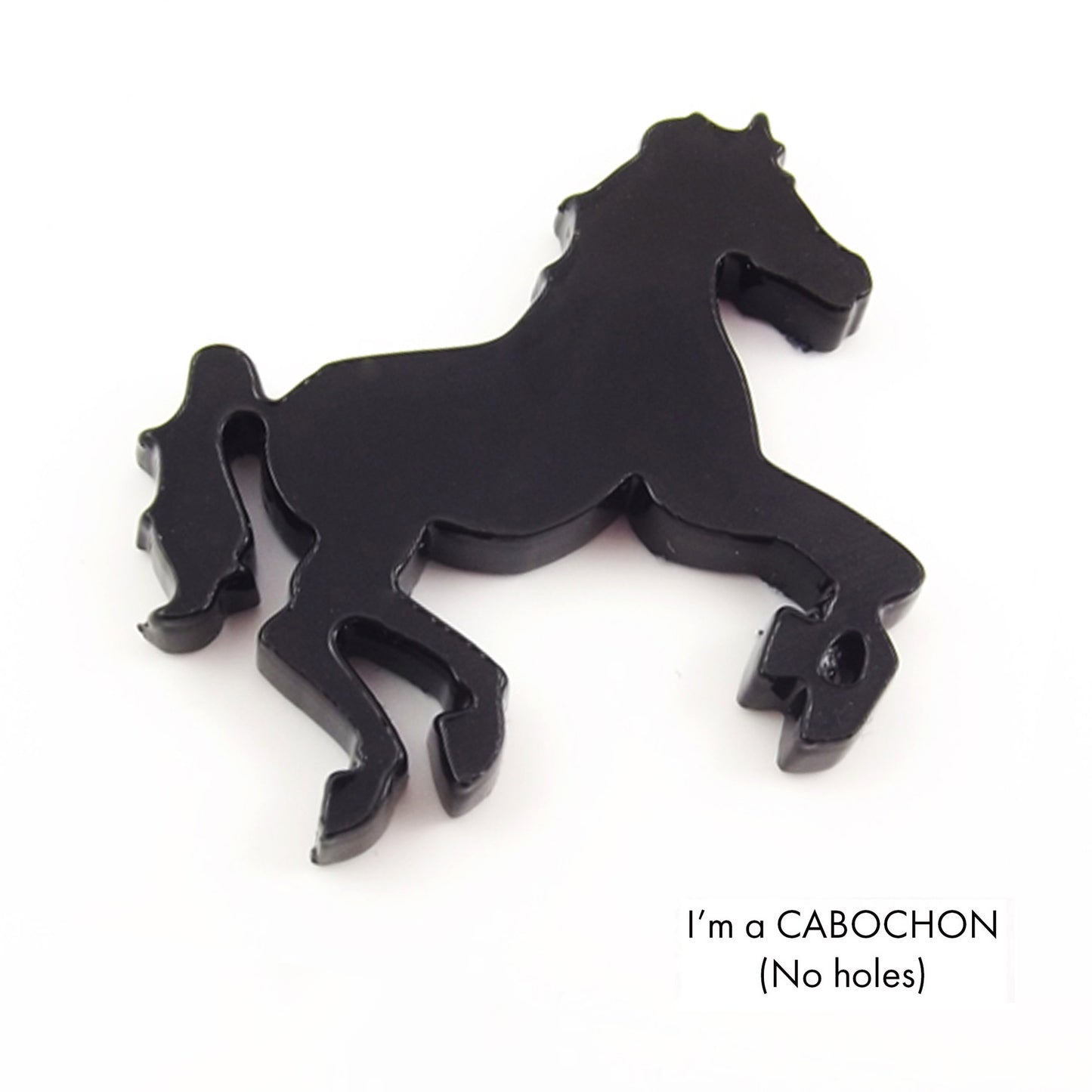 Cabochon Horse laser cut