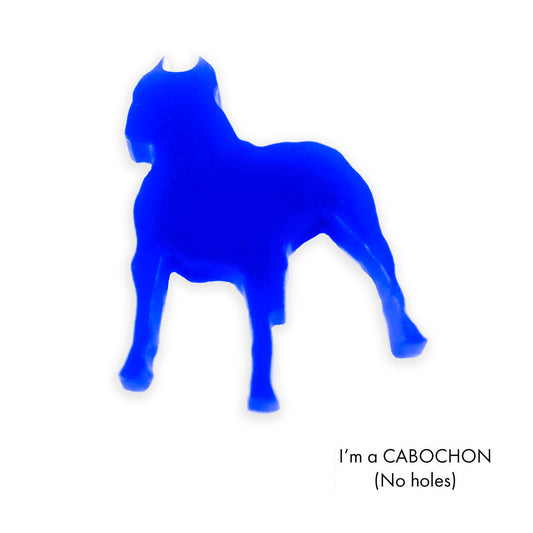 Cabochon Pitbull laser cut