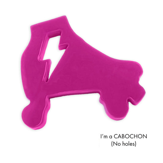 Cabochon roller skate laser cut