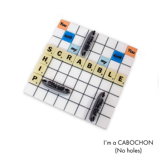 Cabochon You sunk my scrabble ship, Simpsons deluxe