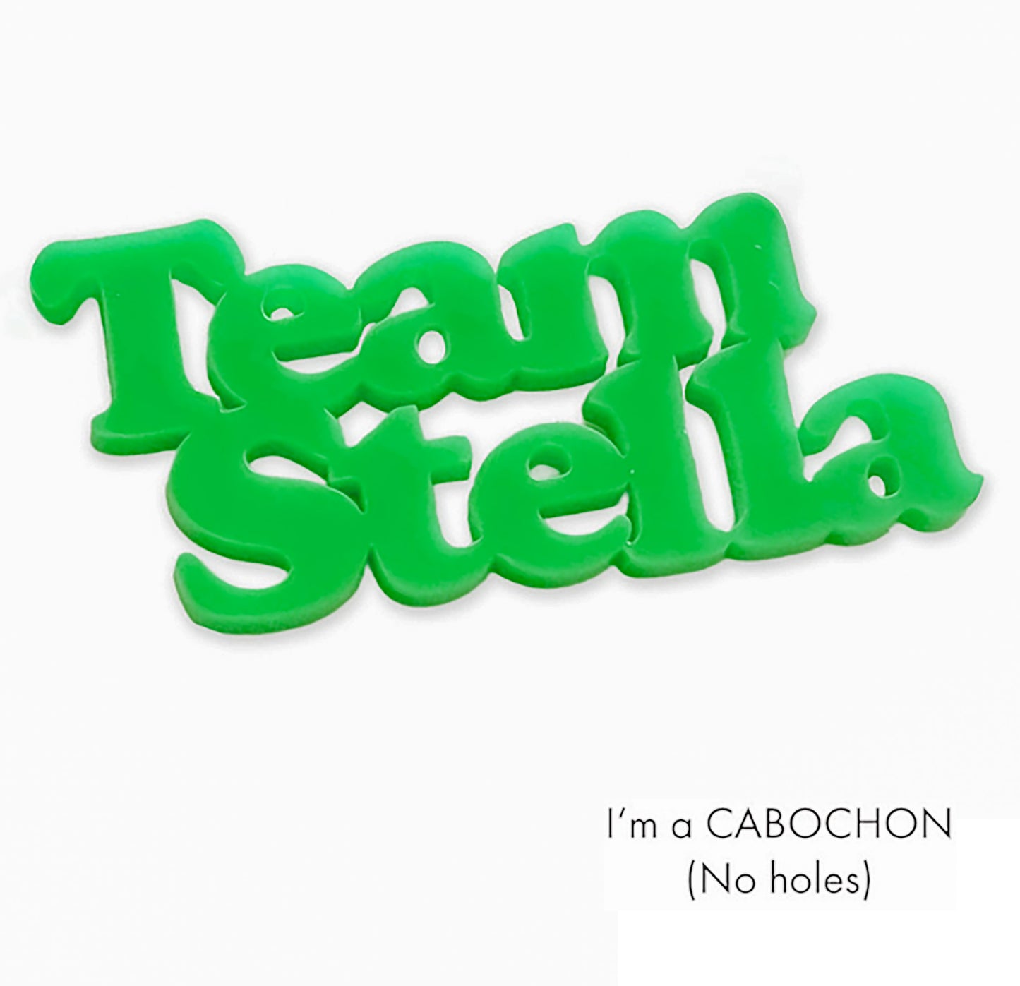 Cabochon CUSTOM 'Team name' word