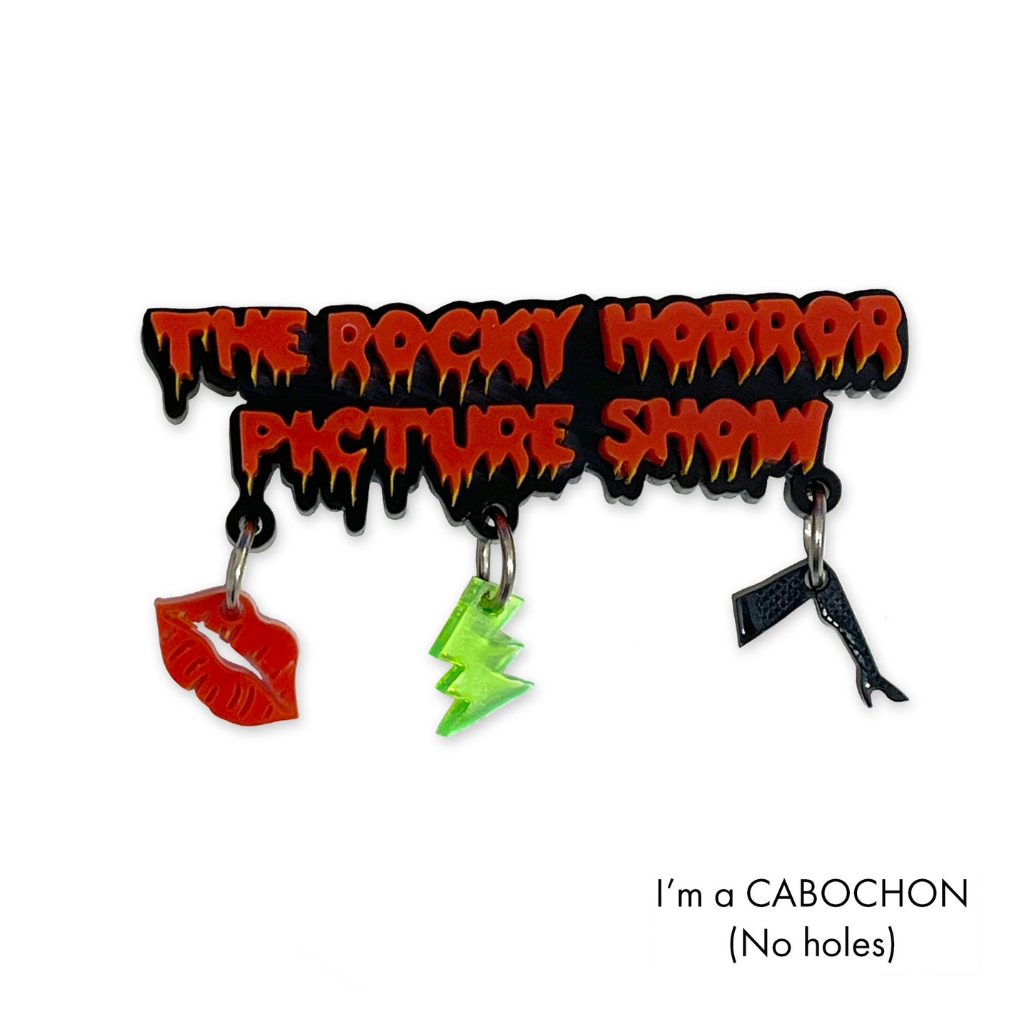 Cabochon Rocky Horror Picture Show wording deluxe