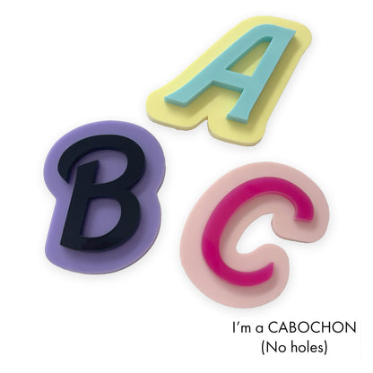 Cabochon Dolly (Barbie style) letter deluxe