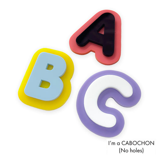 Cabochon Bubble font letter deluxe