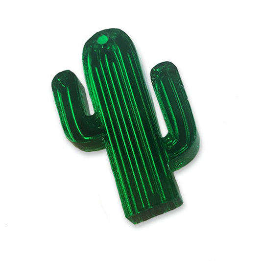 Cactus laser cut charm