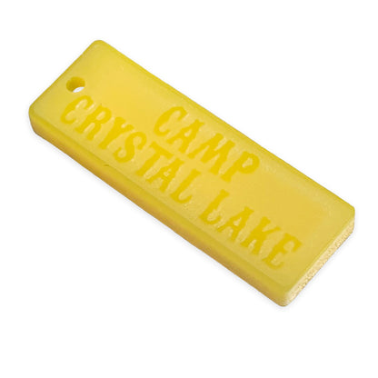 Camp Crystal lake sign Friday 13th laser cut charm