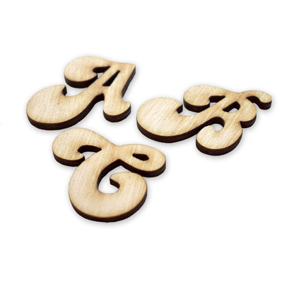 Candy font letter wood blank, Any letter & size