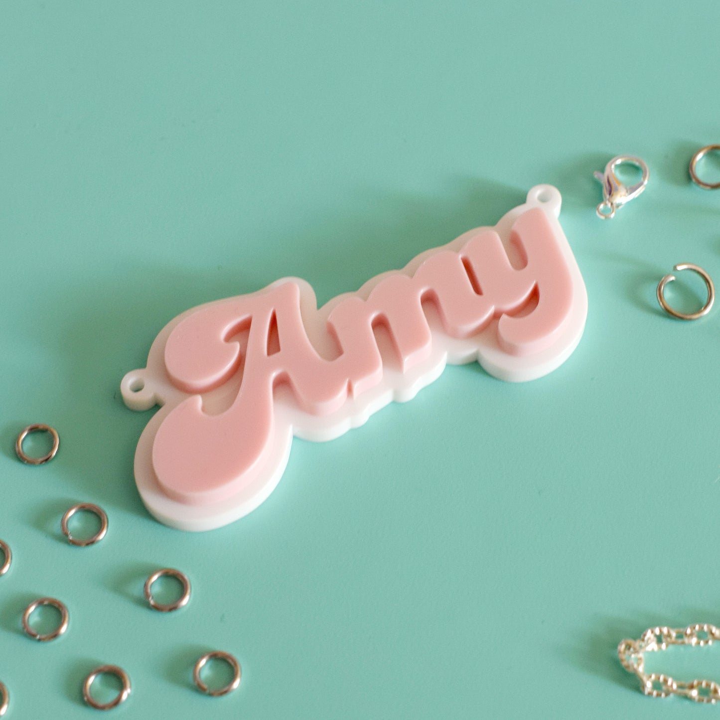 Candy font word necklace kit