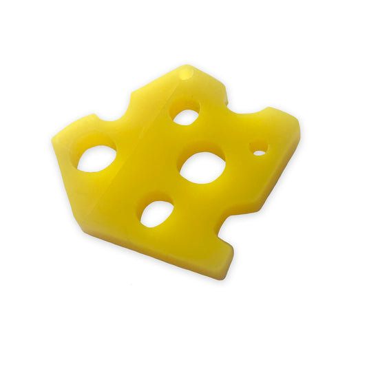 Cheese laser cut charm