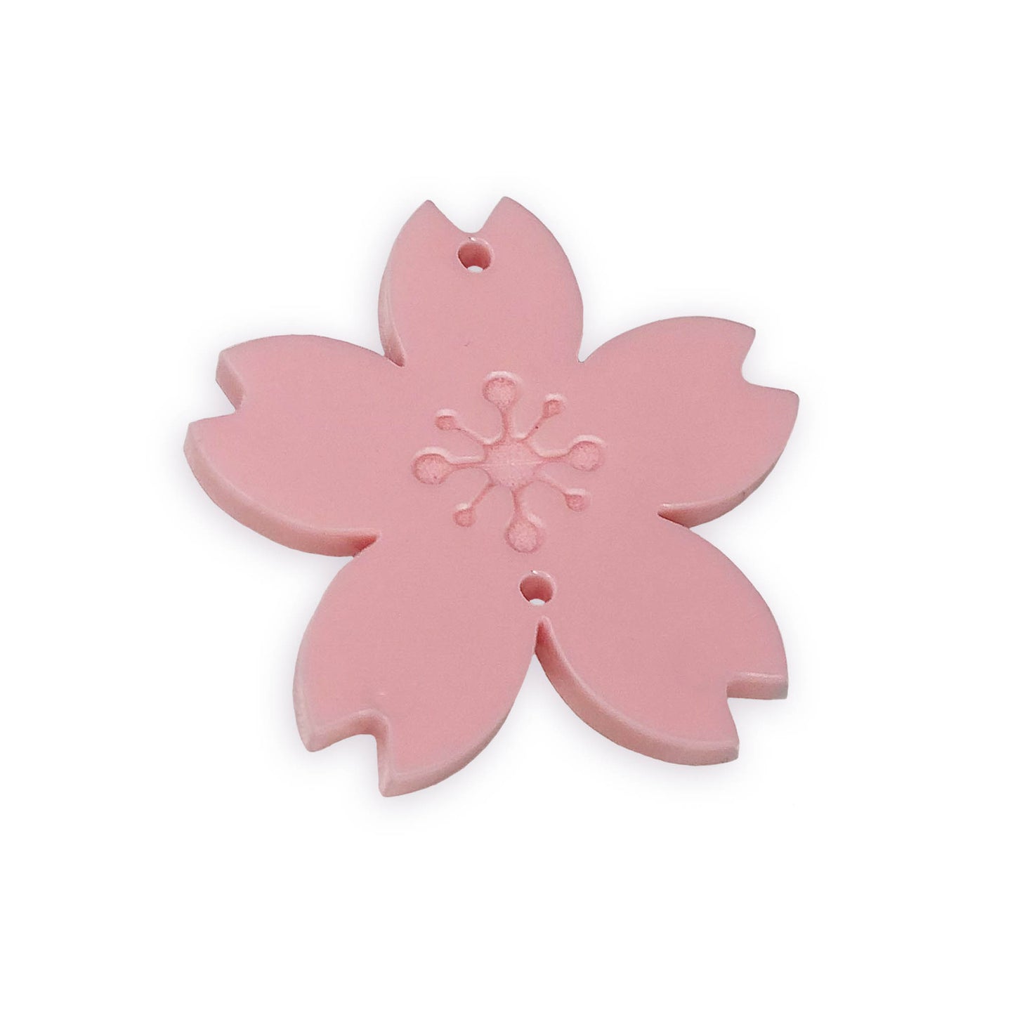 Sakura cherry blossom, 2 hole charm