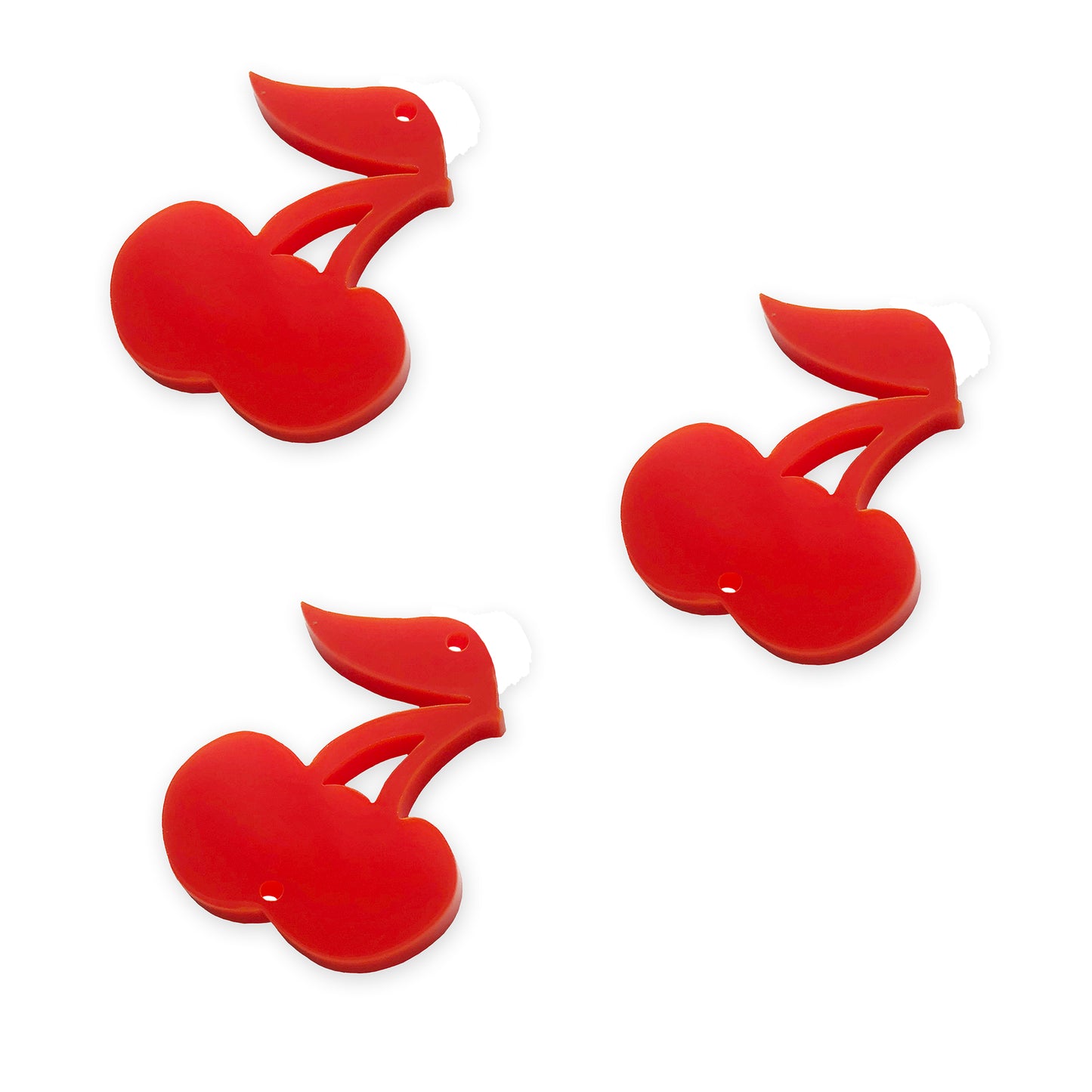 8 Cherry link shapes, 2cm