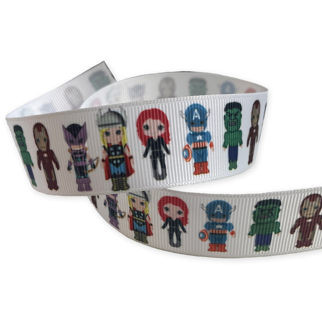 Comic book chibi character grosgrain ribbon, 1 metre x 2.5cm – Craftjam