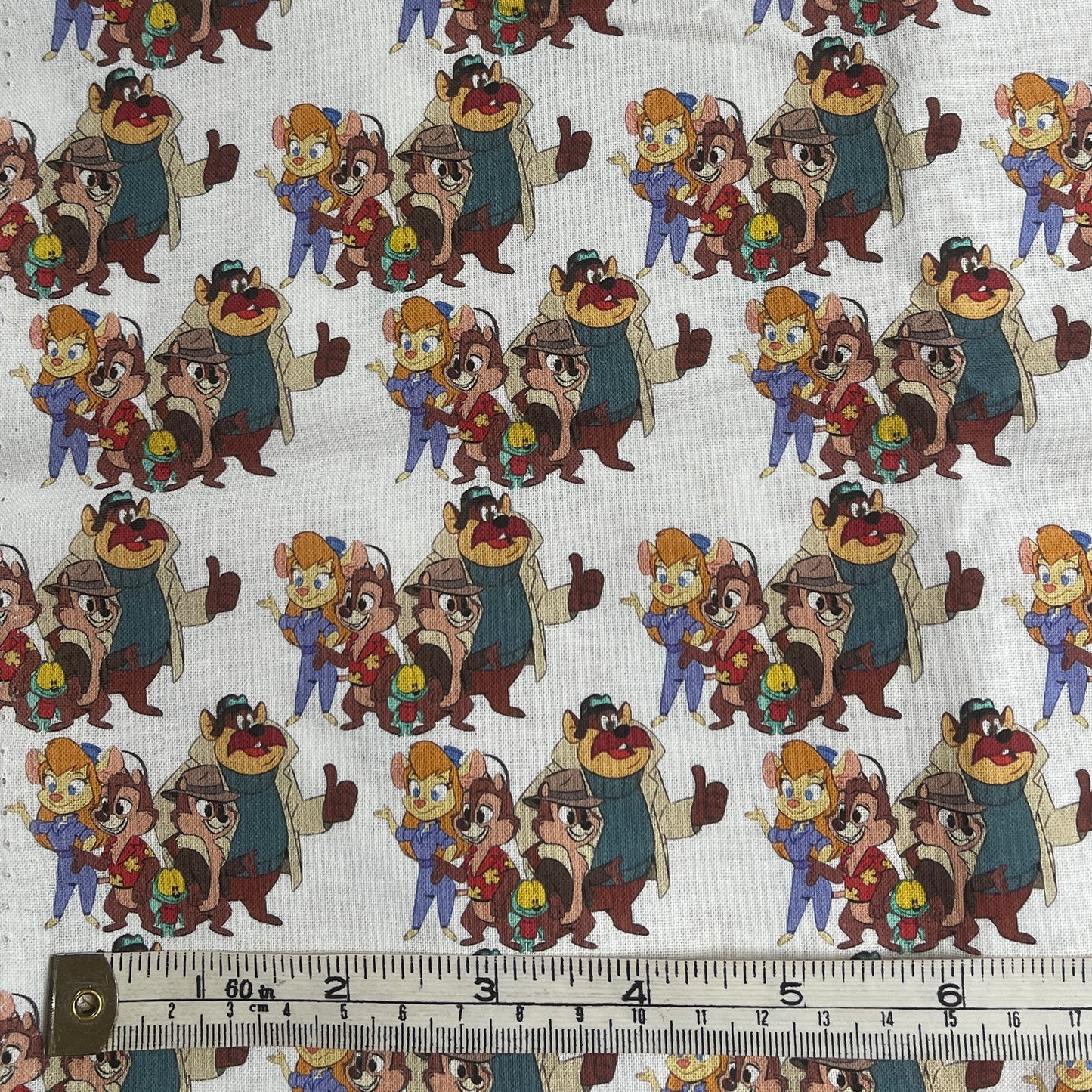 Chip 'n' Dale 100% cotton fabric