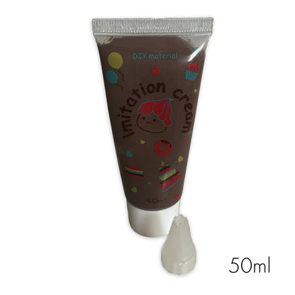 50ml Chocolate decoden cream tube, with 3 icing tips