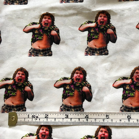 Chunk Goonies fabric offcut