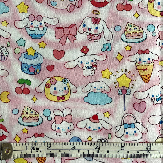 Large offcut cinnamoroll fabric