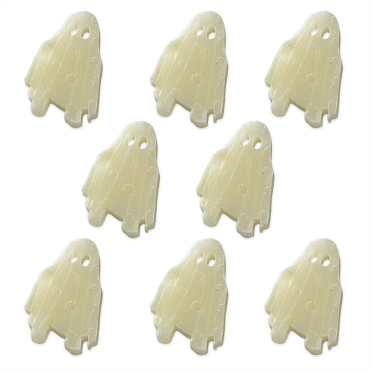 8 Bed sheet ghost cabochons, 2cm