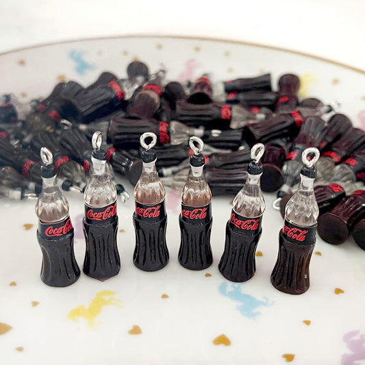 4 x Coke Zero cola bottle charms