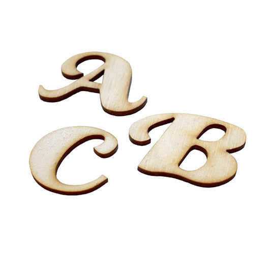 Creampuff font letter wood blank, Any letter & size