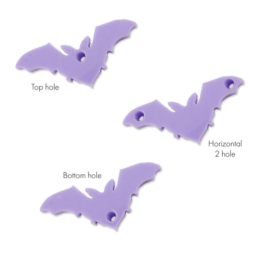 8 Creepy bat link shapes, 2cm