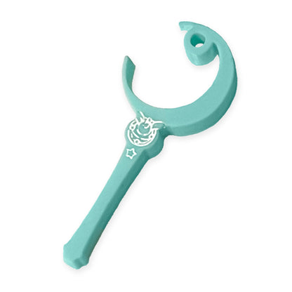 Crescent wand Sailor moon laser cut colour engraved charm