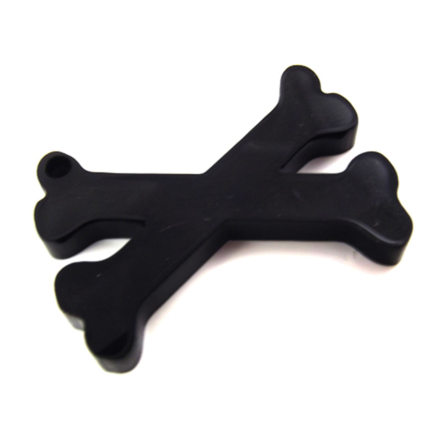 Cross bone laser cut charm