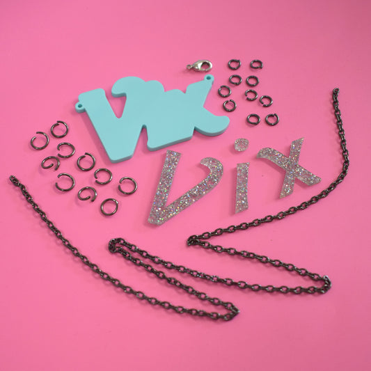 Dolly (Barbie style) word necklace kit