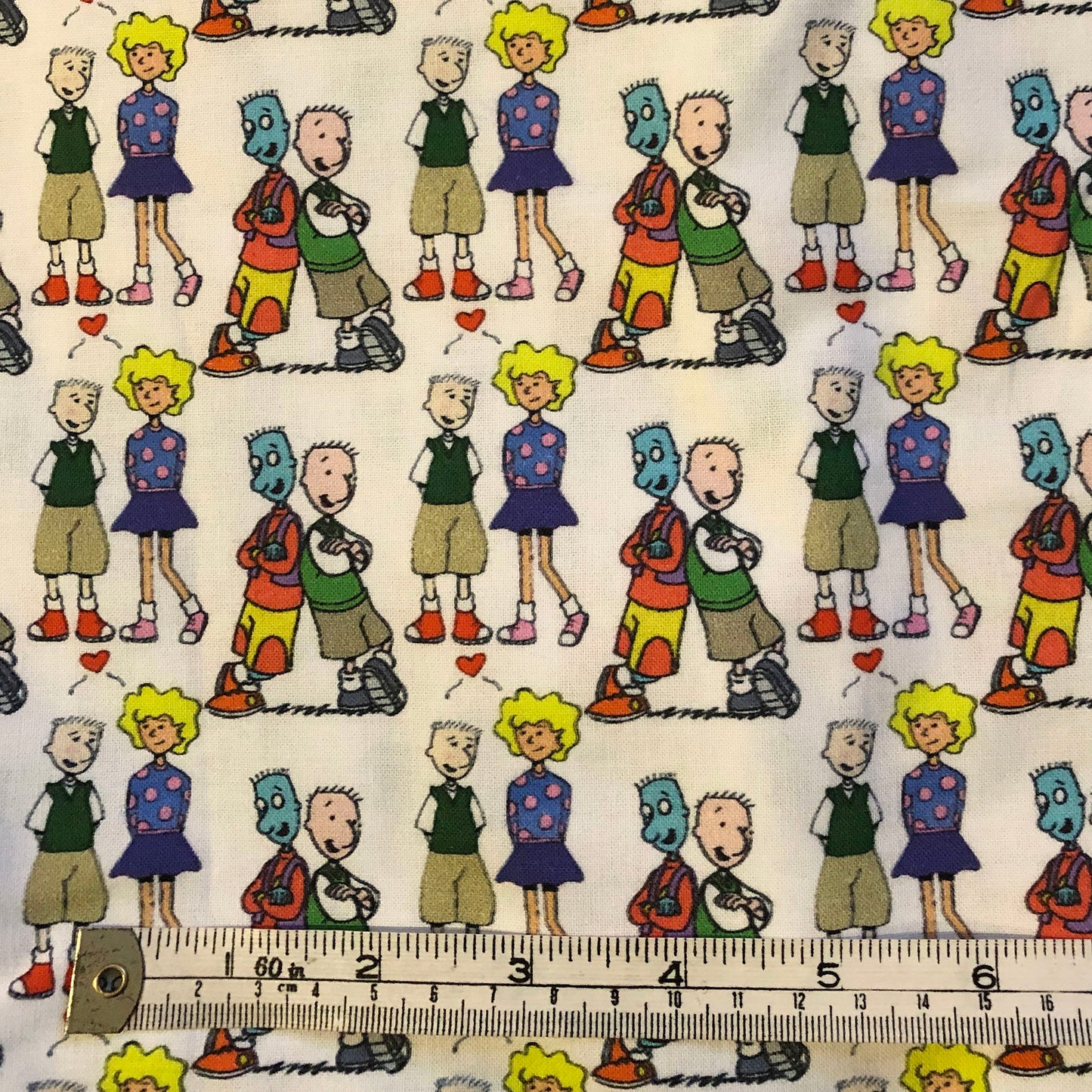 Doug cartoon fabric offcut