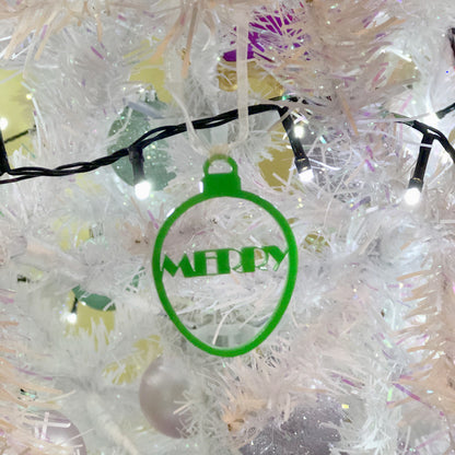 Drop bauble tree ornament kit