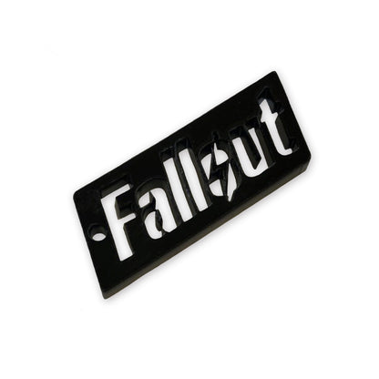 Fallout logo laser cut charm