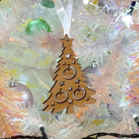 Family of three tree ornament kit