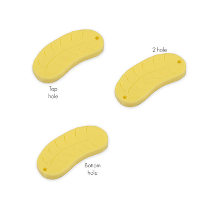 8 Foam Banana link shapes, 2cm