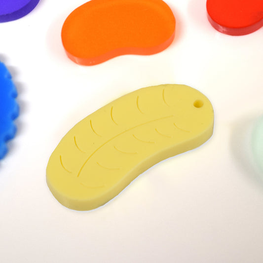 Foam banana laser cut charm