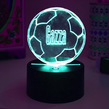 Football custom colour change lamp & remore control