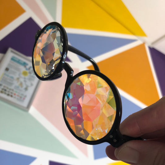 Kaleidoscope glasses