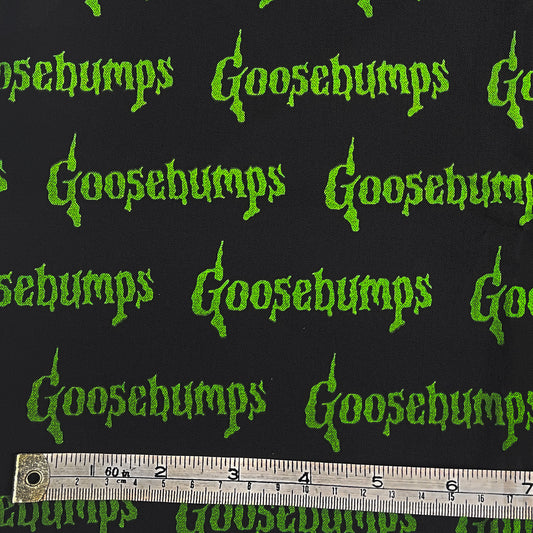 Goosebumps 90s TV 100% cotton fabric