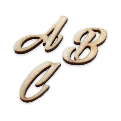 Handwriting font letter wood blank, Any letter & size