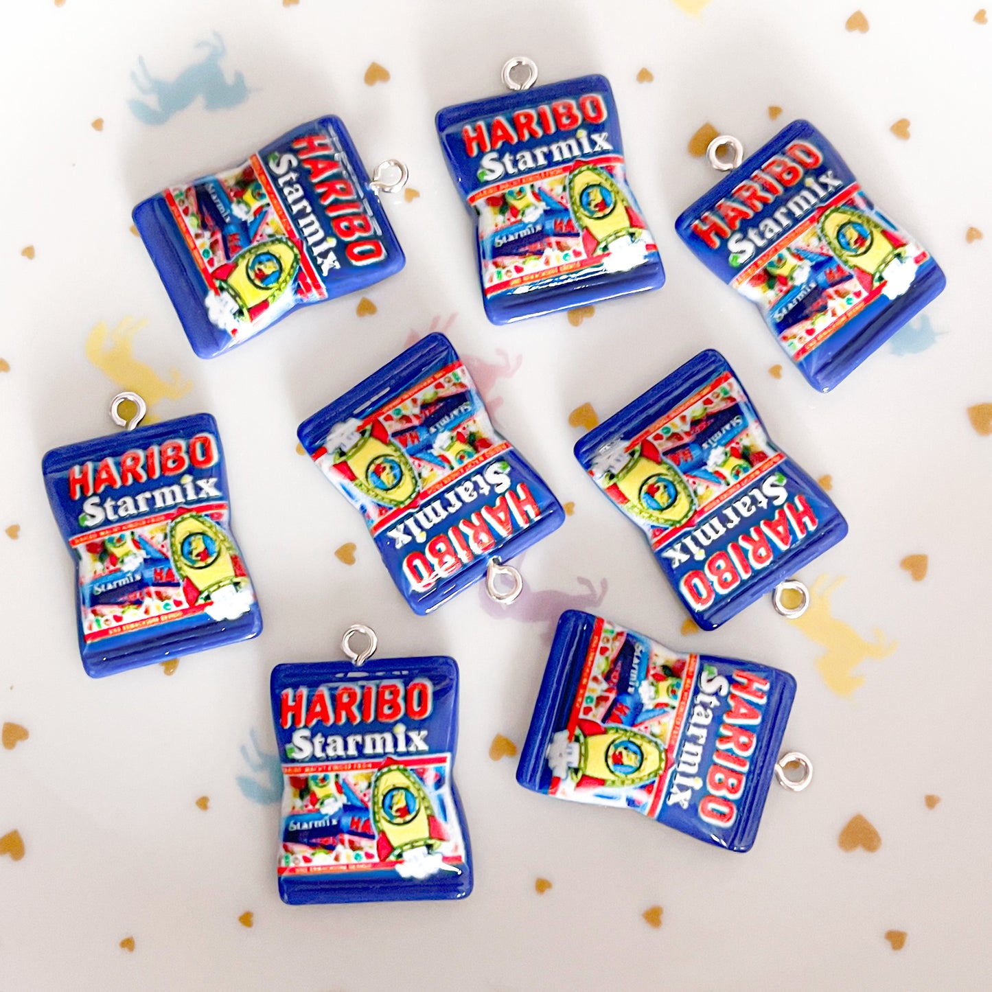 4 Haribo Starmix resin charms