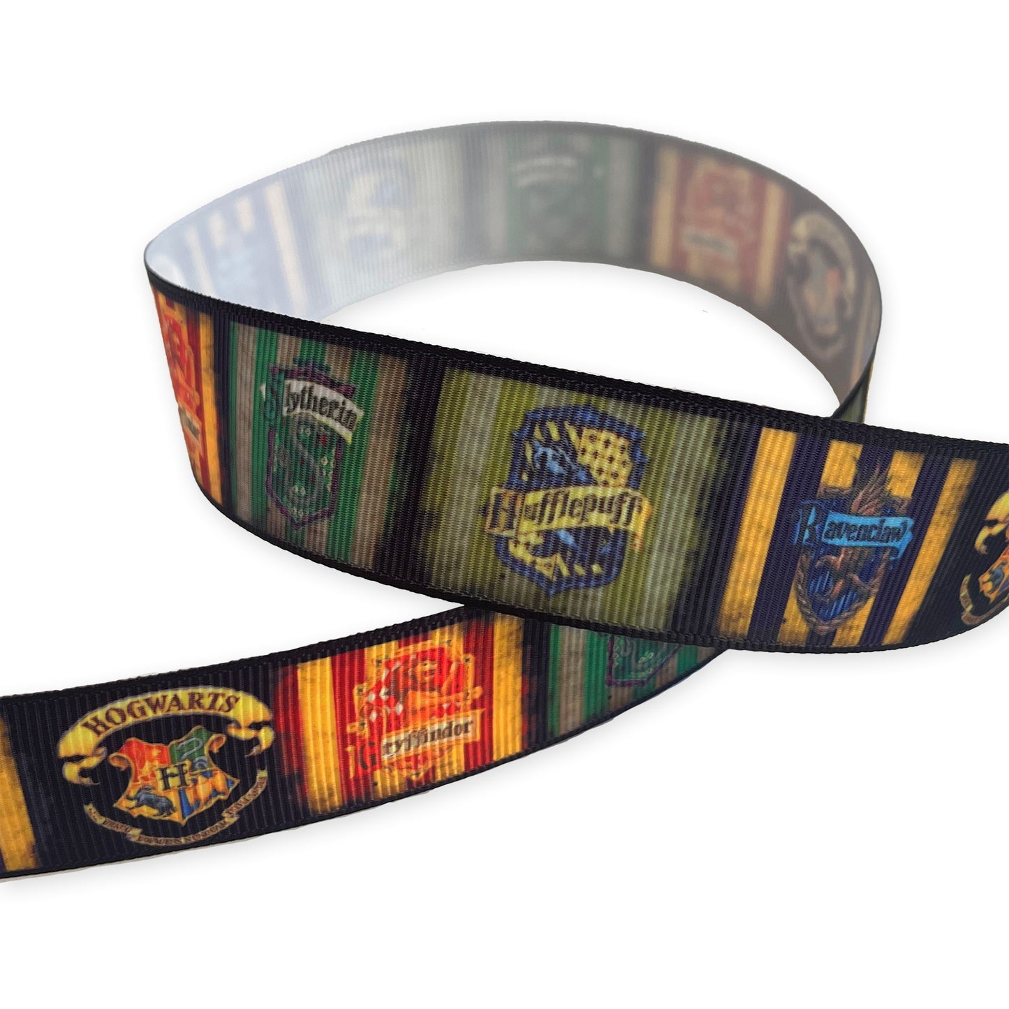 Harry Potter Hogwarts grosgrain ribbon, 1 metre x 2.5cm