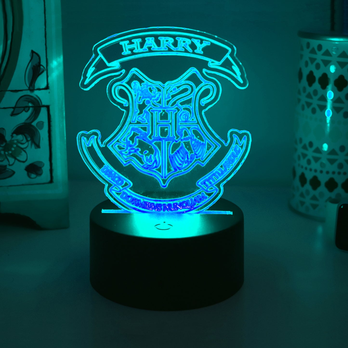 Hogwarts custom colour change lamp & remore control