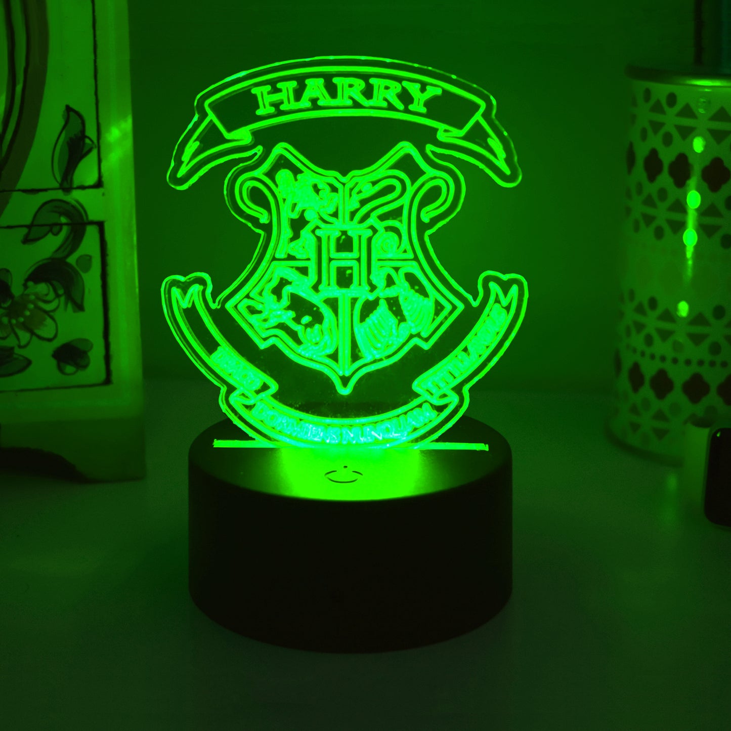 Hogwarts custom colour change lamp & remore control