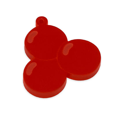 Berry (holly) laser cut charm